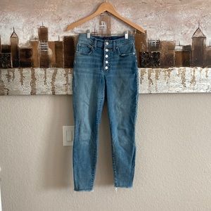 Lucky Brand High Rise button fly jean